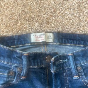 Abercrombie dark blue jeans